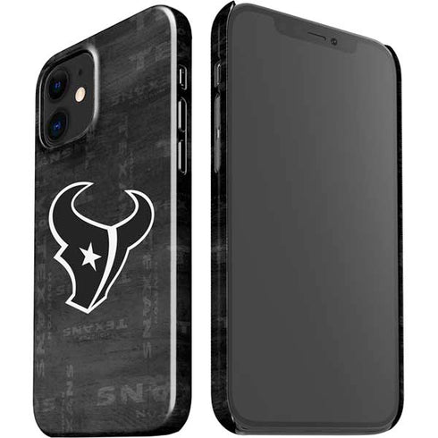 NFL Houston Texans Black & White iPhone 12 Mini Lite Case