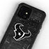 NFL Houston Texans Black & White iPhone 12 Mini Waterproof Case