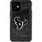 NFL Houston Texans Black & White iPhone 12 Mini Waterproof Case