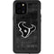 NFL Houston Texans Black & White iPhone 12 Pro Max Waterproof Case