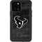 NFL Houston Texans Black & White iPhone 12 Pro Waterproof Case