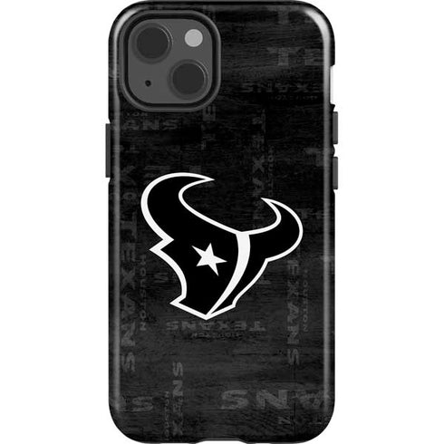 NFL Houston Texans Black & White iPhone 13 Impact Case