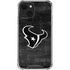 NFL Houston Texans Black & White iPhone 13 Mini Clear Case