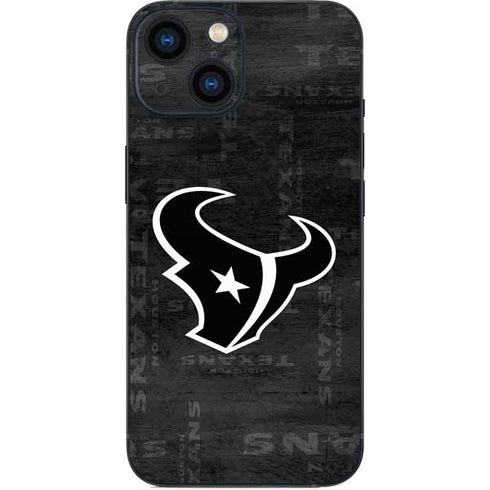 NFL Houston Texans Black & White iPhone 13 Mini Skin