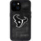 NFL Houston Texans Black & White iPhone 13 Mini Waterproof Case