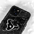 NFL Houston Texans Black & White iPhone 13 Mini Waterproof Case