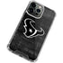 NFL Houston Texans Black & White iPhone 13 Pro Max Clear Case