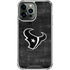 NFL Houston Texans Black & White iPhone 13 Pro Max Clear Case
