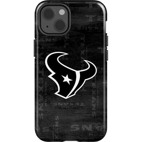 NFL Houston Texans Black & White iPhone 15 Impact Case