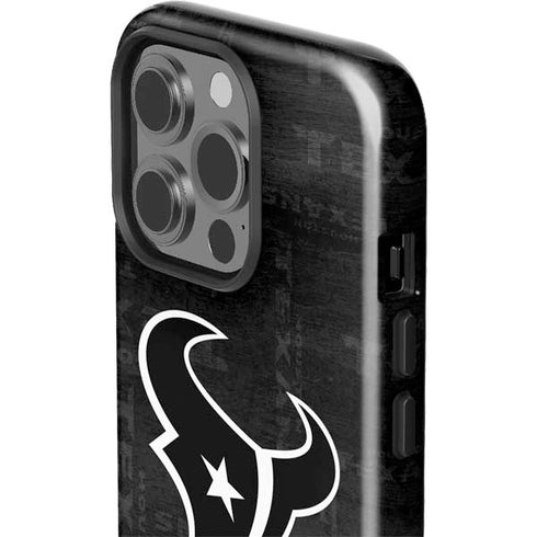 NFL Houston Texans Black & White iPhone 15 Pro Impact Case