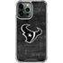 NFL Houston Texans Black & White iPhone 15 Pro Max Clear Case