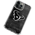 NFL Houston Texans Black & White iPhone 14 Pro Max Clear Case
