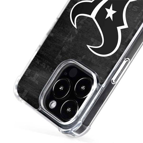 NFL Houston Texans Black & White iPhone 15 Pro Max MagSafe Case