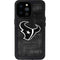 NFL Houston Texans Black & White iPhone 14 Pro Max Waterproof Case