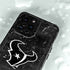 NFL Houston Texans Black & White iPhone 14 Pro Max Waterproof Case