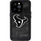 NFL Houston Texans Black & White iPhone 14 Pro Waterproof Case