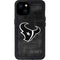 NFL Houston Texans Black & White iPhone 15 Plus Waterproof Case