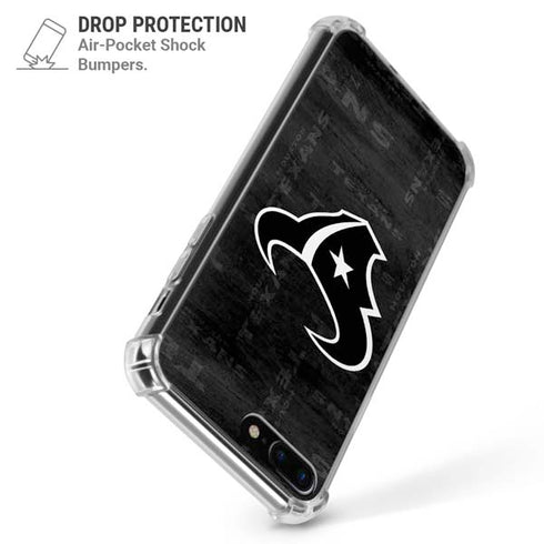NFL Houston Texans Black & White iPhone 7/8 Plus Clear Case