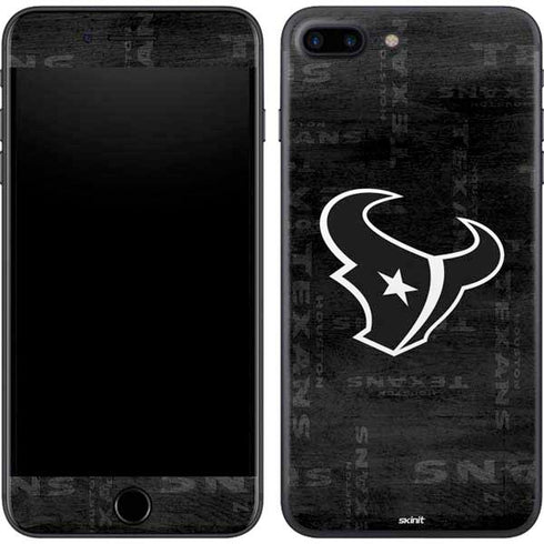 NFL Houston Texans Black & White iPhone 8 Plus Skin