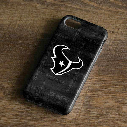 NFL Houston Texans Black & White iPhone 8 Pro Case