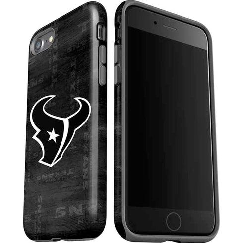 NFL Houston Texans Black & White iPhone SE (2nd & 3rd Gen) Pro Case