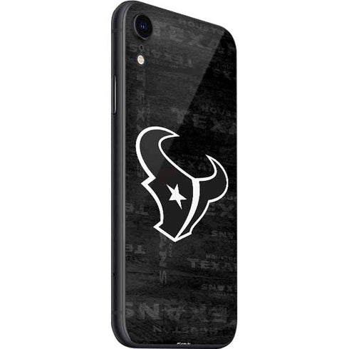 NFL Houston Texans Black & White iPhone SE (2nd & 3rd Gen) Skin