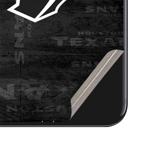 NFL Houston Texans Black & White iPhone SE (2nd & 3rd Gen) Skin