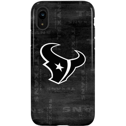 NFL Houston Texans Black & White iPhone XR Pro Case