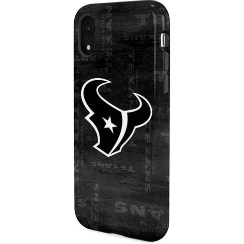 NFL Houston Texans Black & White iPhone XR Pro Case
