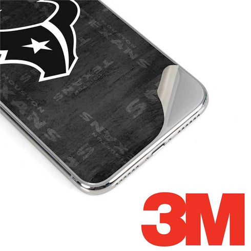 NFL Houston Texans Black & White iPhone XS Max Skin