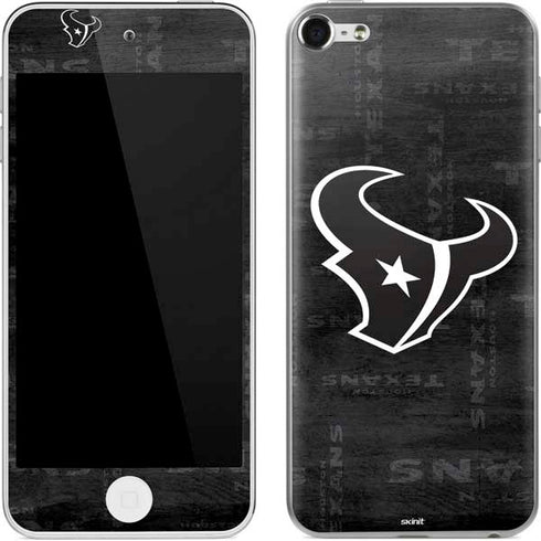 NFL Houston Texans Black & White Apple iPod Skin