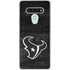 NFL Houston Texans Black & White LG Stylo 6 Clear Case