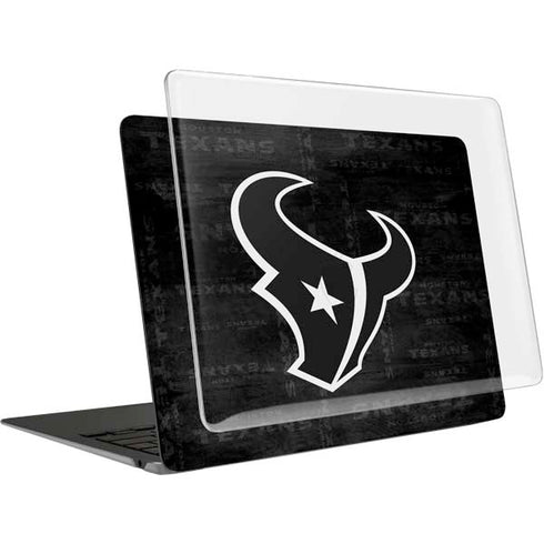 NFL Houston Texans Black & White MacBook Air 13in (2020) Case plus Skin