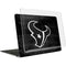 NFL Houston Texans Black & White MacBook Air 13in (2020) Case plus Skin
