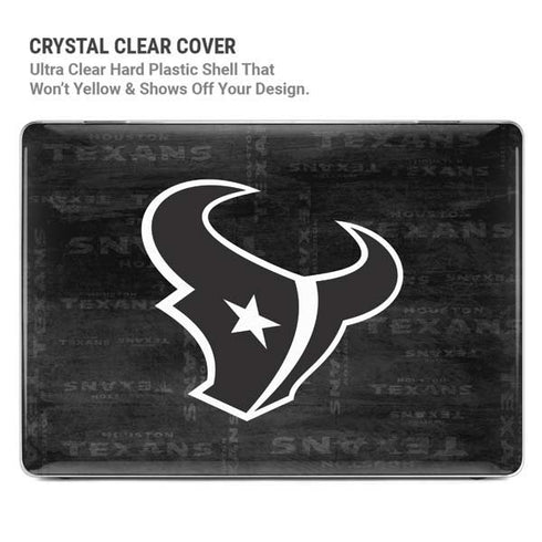 NFL Houston Texans Black & White MacBook Air 13in M1 (2021) Case plus Skin