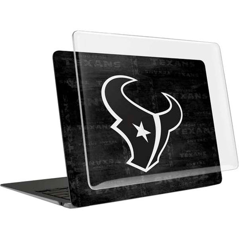 NFL Houston Texans Black & White MacBook Air 15in (2023-2025) Case plus Skin