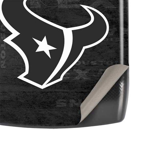 NFL Houston Texans Black & White Motorola RAZR Skin