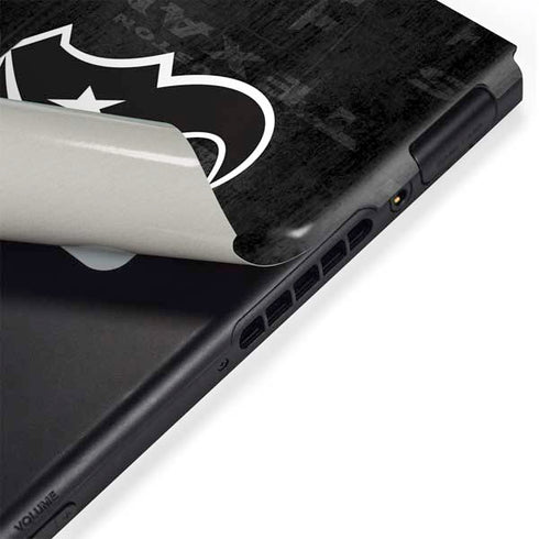 NFL Houston Texans Black & White Nintendo Switch Bundle Skin