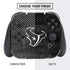 NFL Houston Texans Black & White Nintendo Switch Bundle Skin
