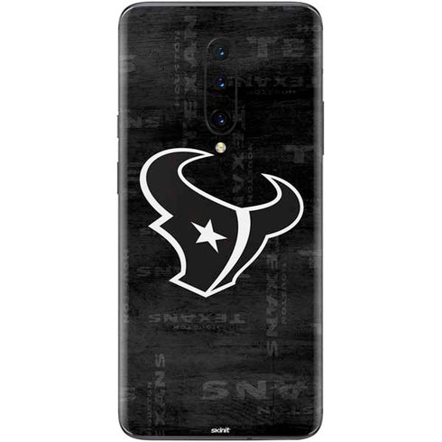 NFL Houston Texans Black & White OnePlus 7 Pro Skin