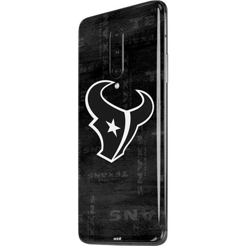 NFL Houston Texans Black & White OnePlus 7 Pro Skin