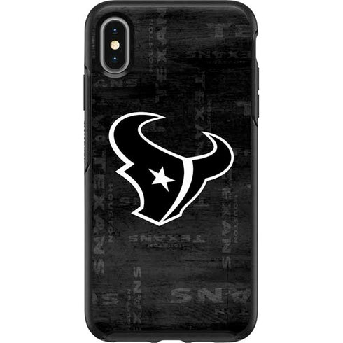 NFL Houston Texans Black & White Otterbox Symmetry iPhone Skin