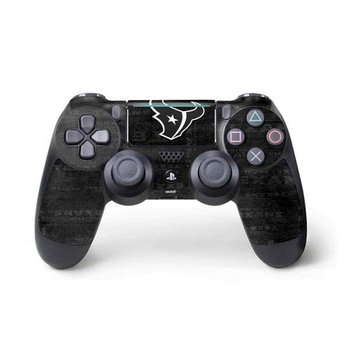 NFL Houston Texans Black & White PS4 Pro/Slim Controller Skin