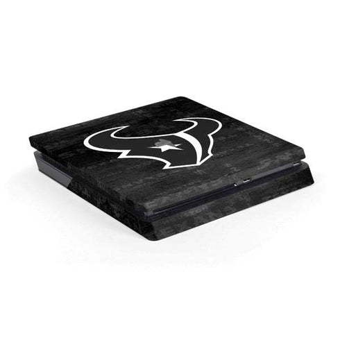 NFL Houston Texans Black & White PS4 Slim Skin
