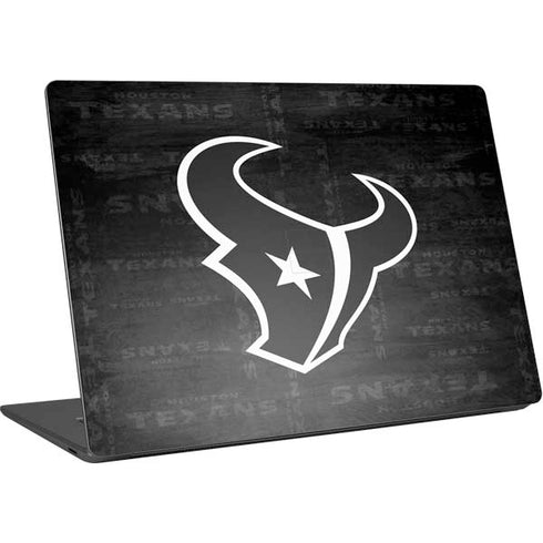 NFL Houston Texans Black & White Surface Laptop 4 15in Skin