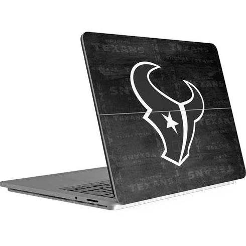 NFL Houston Texans Black & White Surface Laptop Studio Skin