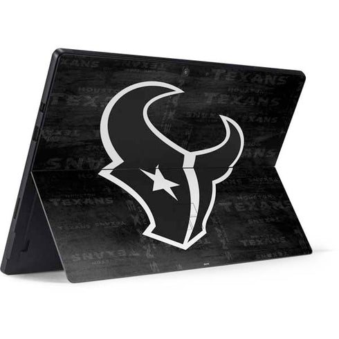 NFL Houston Texans Black & White Surface Pro 7 Skin