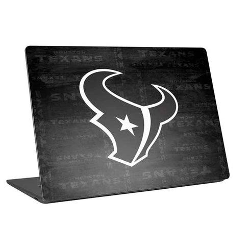 NFL Houston Texans Black & White Universal Laptop 16in (13 x 9.4in) Skin