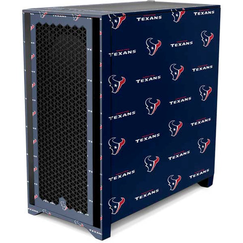NFL Houston Texans Blitz Series Corsair 4000D Tempered Glass Mid-Tower ATX Case Skin