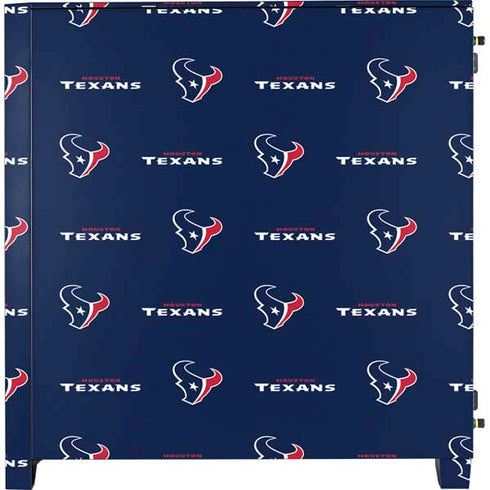 NFL Houston Texans Blitz Series Corsair 4000D Tempered Glass Mid-Tower ATX Case Skin